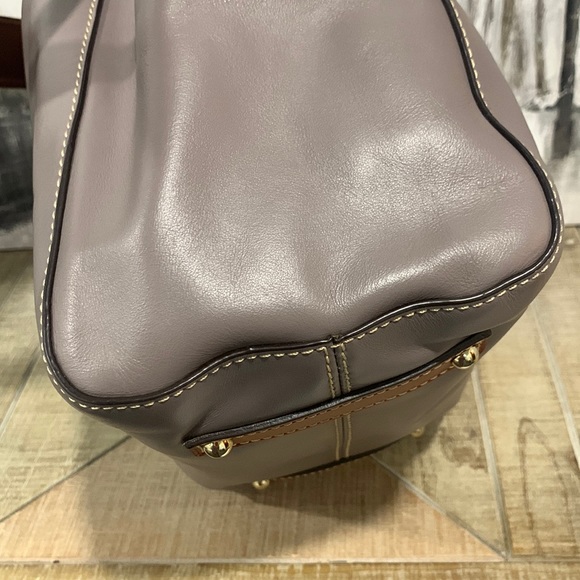 đDooney and Bourke Keegan Smooth Leather Drawstring Bucket Bag - Picture 11 of 16